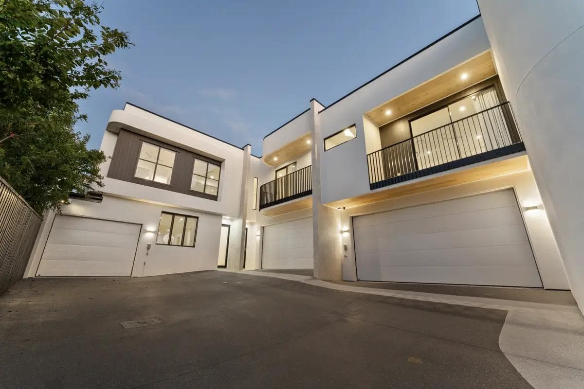 Townhouse on a narrow lot in Brisbane