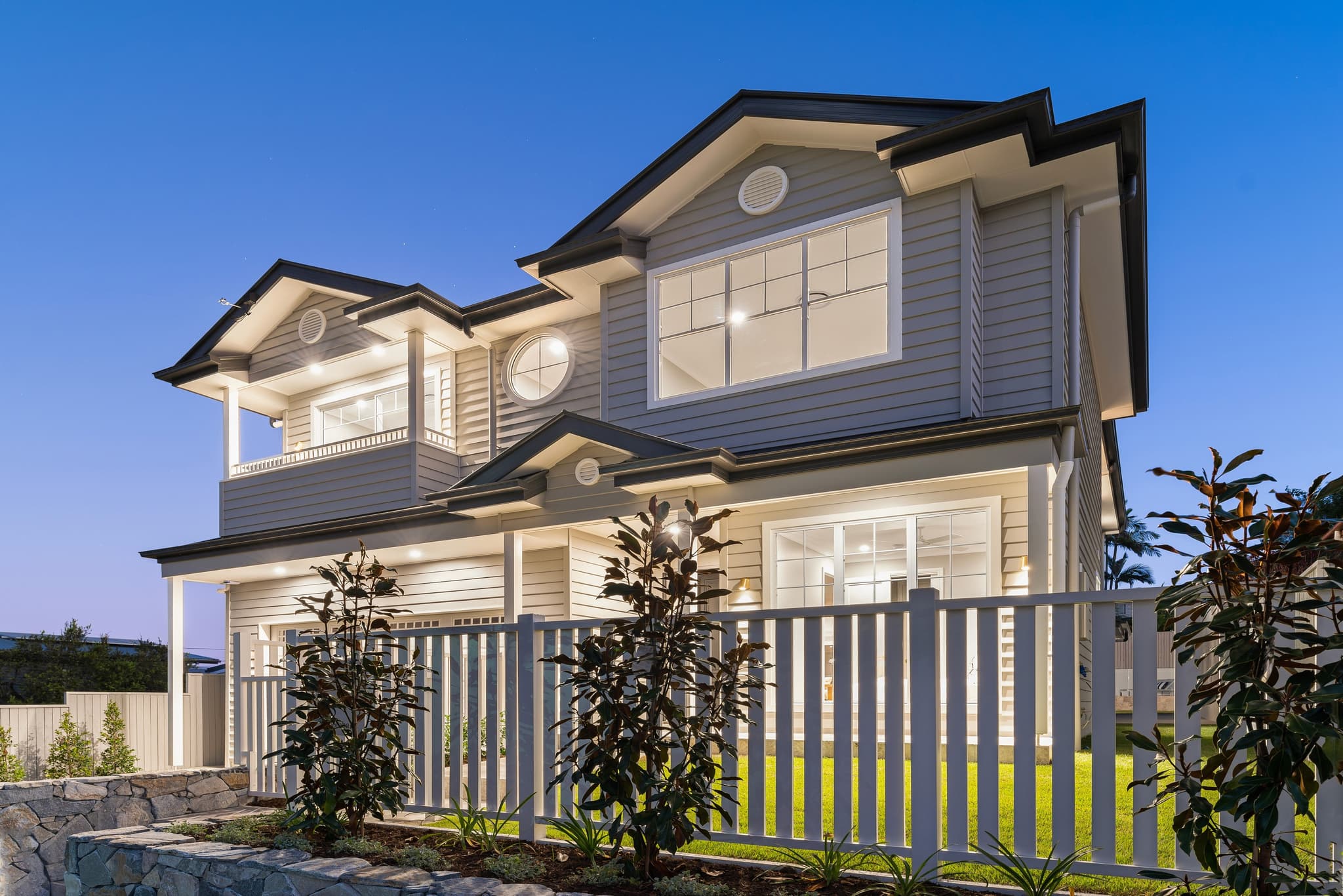 Wide angle exterior of a completed Flascon Construction Group