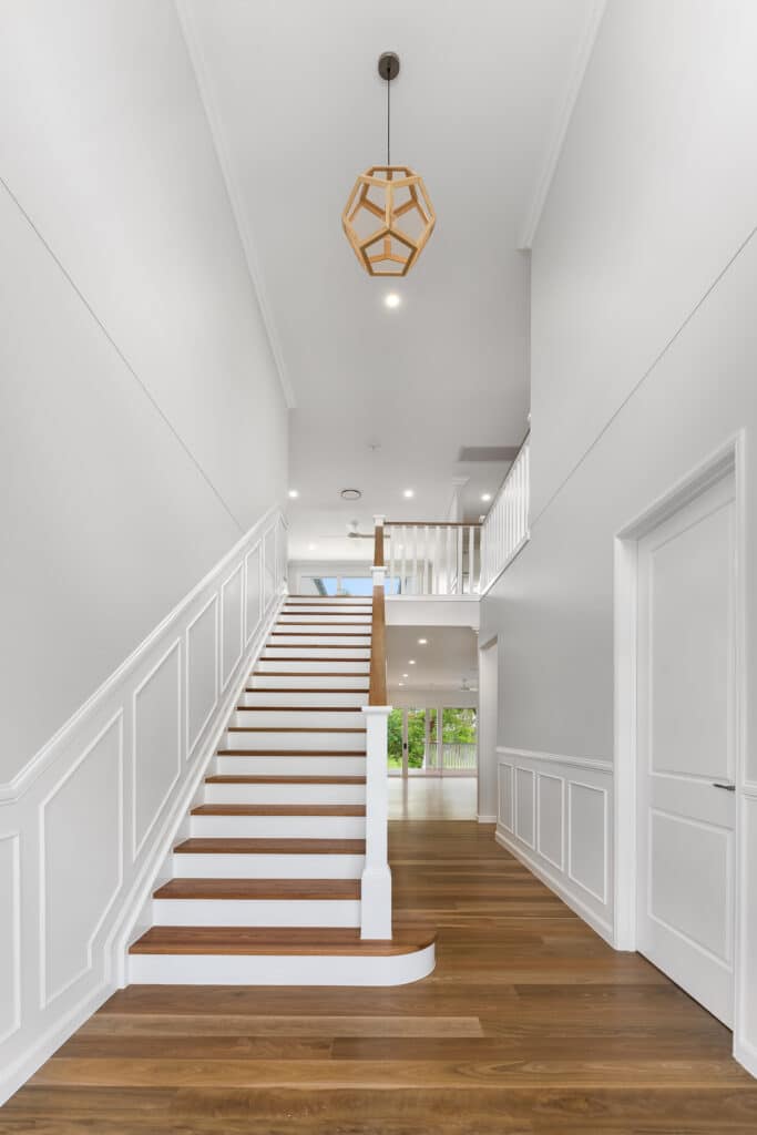 Coorparoo - Staircase with Feature Wall Paneling